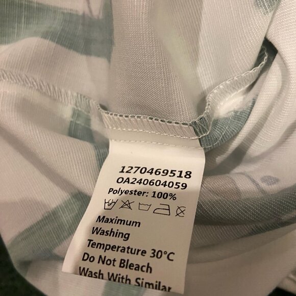 NWOT Commense Printed Linen Two-Piece Set | Sz XS - Picture 9 of 12